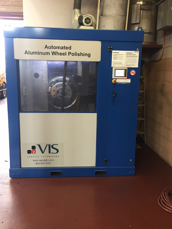 VIS-Polish - Automated Aluminum Wheel Rim Polishing Machine